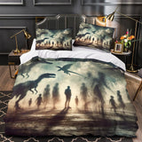 Laden Sie das Bild in den Galerie-Viewer, Jurassic World Rebirth Bedding Set Quilt Duvet Cover Without Filler