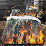 Laden Sie das Bild in den Galerie-Viewer, Jurassic World Rebirth Bedding Set Quilt Duvet Cover Without Filler