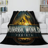 Laden Sie das Bild in den Galerie-Viewer, Jurassic World Rebirth Blanket Flannel Throw Room Decoration