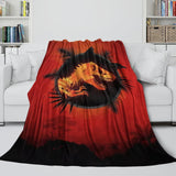 Laden Sie das Bild in den Galerie-Viewer, Jurassic World Rebirth Blanket Flannel Throw Room Decoration