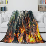 Laden Sie das Bild in den Galerie-Viewer, Jurassic World Rebirth Blanket Flannel Throw Room Decoration