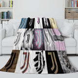 Laden Sie das Bild in den Galerie-Viewer, Juventus Football Club Blanket Flannel Fleece Room Decoration