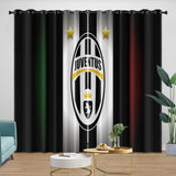 Laden Sie das Bild in den Galerie-Viewer, Juventus Football Club Curtains Blackout Window Drapes Room Decoration