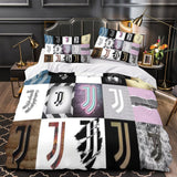 Laden Sie das Bild in den Galerie-Viewer, Juventus Football Club Duvet Cover Bedding Set Without Filler