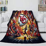 Laden Sie das Bild in den Galerie-Viewer, Kansas City Chiefs Blanket Flannel Fleece Throw Room Decoration