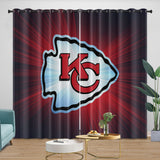 Laden Sie das Bild in den Galerie-Viewer, Kansas City Chiefs Curtains Blackout Window Drapes Kids Room Decoration