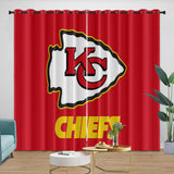 Laden Sie das Bild in den Galerie-Viewer, Kansas City Chiefs Curtains Blackout Window Drapes Kids Room Decoration