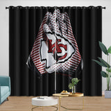 Laden Sie das Bild in den Galerie-Viewer, Kansas City Chiefs Curtains Blackout Window Drapes Kids Room Decoration
