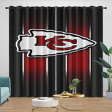Laden Sie das Bild in den Galerie-Viewer, Kansas City Chiefs Curtains Blackout Window Drapes Kids Room Decoration