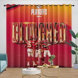 Laden Sie das Bild in den Galerie-Viewer, Kansas City Chiefs Curtains Blackout Window Drapes Room Decoration