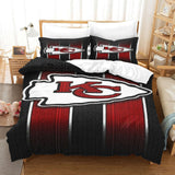 Laden Sie das Bild in den Galerie-Viewer, Kansas City Chiefs Duvet Cover Kids Room Bedding Set Without Filler