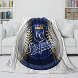 Laden Sie das Bild in den Galerie-Viewer, Kansas City Royals Blanket Flannel Throw Room Decoration