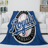 Laden Sie das Bild in den Galerie-Viewer, Kansas City Royals Blanket Flannel Throw Room Decoration