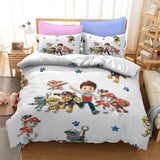 Laden Sie das Bild in den Galerie-Viewer, Kid bedding PAW Patrol Pattern Duvet Cover Without Filler