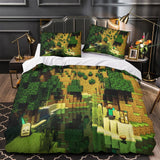 Laden Sie das Bild in den Galerie-Viewer, Kids Minecraft Duvet Cover Pattern Bedding Set Without Filler