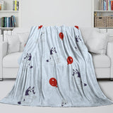 Laden Sie das Bild in den Galerie-Viewer, Kids Room Decoration Bluey Blanket Pattern Flannel Throw