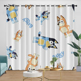 Laden Sie das Bild in den Galerie-Viewer, Kids Room Decoration Bluey Curtains Blackout Window Drapes
