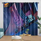 Laden Sie das Bild in den Galerie-Viewer, Kids Room Hot Wheels Curtains Blackout Window Drapes
