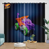Laden Sie das Bild in den Galerie-Viewer, Kids Room Hot Wheels Curtains Blackout Window Drapes