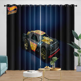 Laden Sie das Bild in den Galerie-Viewer, Kids Room Hot Wheels Curtains Blackout Window Drapes