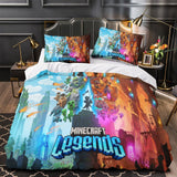Laden Sie das Bild in den Galerie-Viewer, Kids bed Minecraft Bedding Set Pattern Quilt Duvet Cover Without Filler