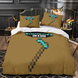 Laden Sie das Bild in den Galerie-Viewer, Kids bed Minecraft Bedding Set Quilt Duvet Cover Without Filler