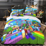 Laden Sie das Bild in den Galerie-Viewer, Kids room Minecraft Duvet Cover Pattern Bedding Set Without Filler