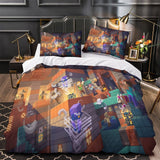 Laden Sie das Bild in den Galerie-Viewer, Kids room Minecraft Duvet Cover Pattern Bedding Set Without Filler