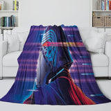 Laden Sie das Bild in den Galerie-Viewer, Kylo Ren Blanket Flannel Throw Room Decoration