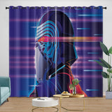 Laden Sie das Bild in den Galerie-Viewer, Kylo Ren Curtains Pattern Blackout Window Drapes