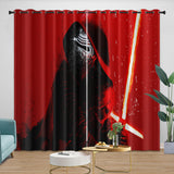 Laden Sie das Bild in den Galerie-Viewer, Kylo Ren Curtains Pattern Blackout Window Drapes