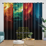 Laden Sie das Bild in den Galerie-Viewer, Kylo Ren Curtains Pattern Blackout Window Drapes