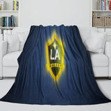 Laden Sie das Bild in den Galerie-Viewer, LA Galaxy Blanket Flannel Fleece Throw Room Decoration