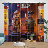 Laden Sie das Bild in den Galerie-Viewer, LEGO Horizon Adventures Vorhänge Verdunkelungsvorhänge Raumdekoration