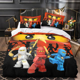 Laden Sie das Bild in den Galerie-Viewer, LEGO Ninjago Bedding Set Duvet Cover