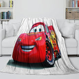 Laden Sie das Bild in den Galerie-Viewer, Lightning McQueen Blanket Flannel Pattern Throw Room Decoration