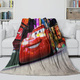 Laden Sie das Bild in den Galerie-Viewer, Lightning McQueen Blanket Flannel Pattern Throw Room Decoration