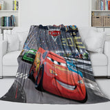 Laden Sie das Bild in den Galerie-Viewer, Lightning McQueen Blanket Flannel Pattern Throw Room Decoration