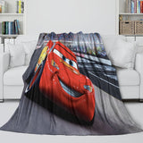 Laden Sie das Bild in den Galerie-Viewer, Lightning McQueen Blanket Flannel Throw Room Decoration