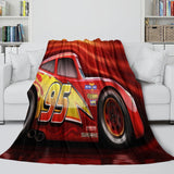 Laden Sie das Bild in den Galerie-Viewer, Lightning McQueen Blanket Flannel Throw Room Decoration
