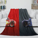 Laden Sie das Bild in den Galerie-Viewer, Lightning McQueen Blanket Flannel Throw Room Decoration
