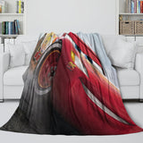 Laden Sie das Bild in den Galerie-Viewer, Lightning McQueen Blanket Flannel Throw Room Decoration