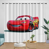 Laden Sie das Bild in den Galerie-Viewer, Lightning McQueen Curtains Pattern Blackout Window Drapes
