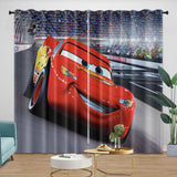 Laden Sie das Bild in den Galerie-Viewer, Lightning McQueen Curtains Pattern Blackout Window Drapes