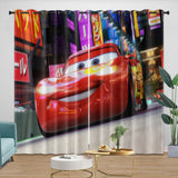 Laden Sie das Bild in den Galerie-Viewer, Lightning McQueen Curtains Pattern Blackout Window Drapes