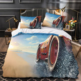 Laden Sie das Bild in den Galerie-Viewer, Lightning McQueen Duvet Cover Bedding Set Without Filler