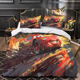 Laden Sie das Bild in den Galerie-Viewer, Lightning McQueen Duvet Cover Pattern Bedding Set Without Filler