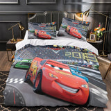 Laden Sie das Bild in den Galerie-Viewer, Lightning McQueen Duvet Cover Pattern Bedding Set Without Filler