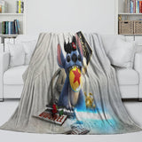 Laden Sie das Bild in den Galerie-Viewer, Lilo &amp; Stitch 2025 Blanket Flannel Throw Kids Room Decoration
