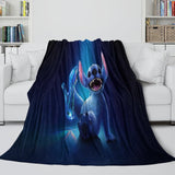 Laden Sie das Bild in den Galerie-Viewer, Lilo &amp; Stitch 2025 Blanket Flannel Throw Kids Room Decoration